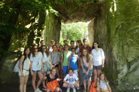 На экскурсии