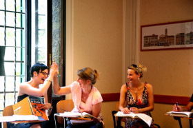 Студенты Torre di Babele на занятиях