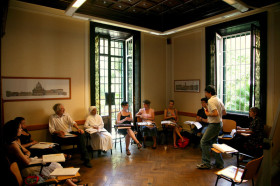 Студенты Torre di Babele на занятиях