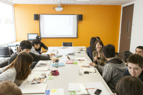 Студенты EC Montreal на занятиях