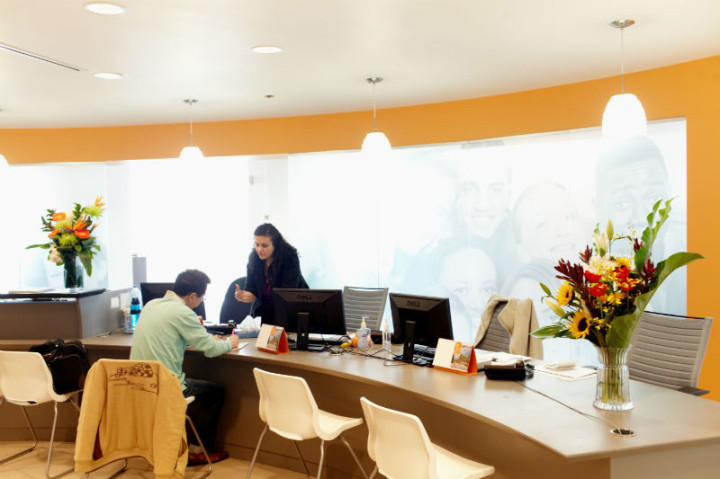 Ресепшен в EC Toronto