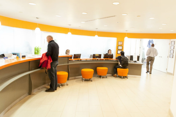 Ресепшен в EC Toronto