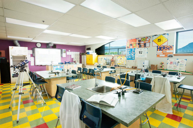 Класс в Bodwell High School Vancouver