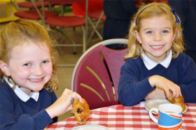 Завтрак в Barnard Castle School