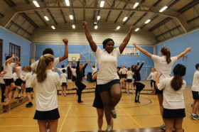 Занятия в спортивном зале