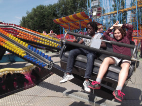 В парке развлечений