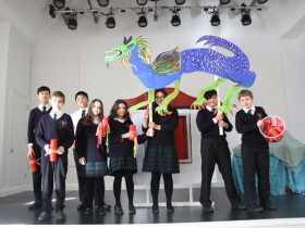 Выступление студентов Sherborne International College