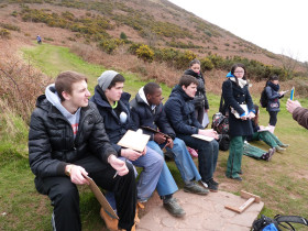 На экскурсии