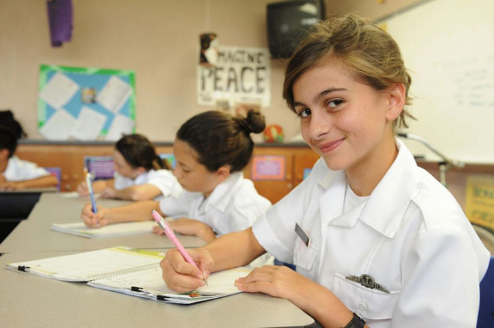 Студенты Admiral Farragut Academy на занятиях