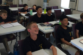 Студенты Army and Navy Academy на занятиях