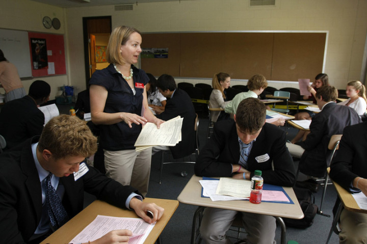 Студенты Canterbury School на занятиях