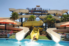 В аквапарке