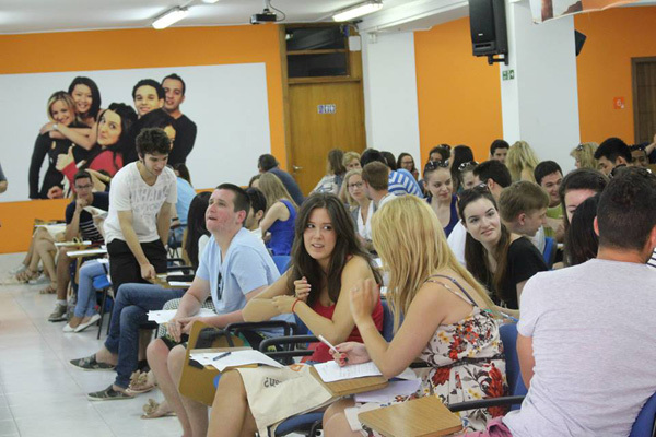 Студенты EC Freestyle Malta на занятиях