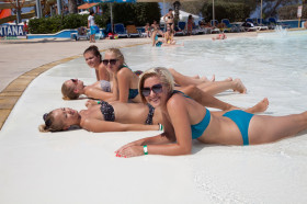 Студенты ESE в аквапарке