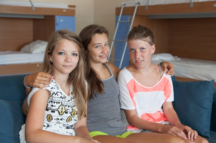 Студенты ESE в жилой комнате