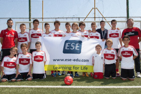 Студенты футбольного лагеря ESE Milan