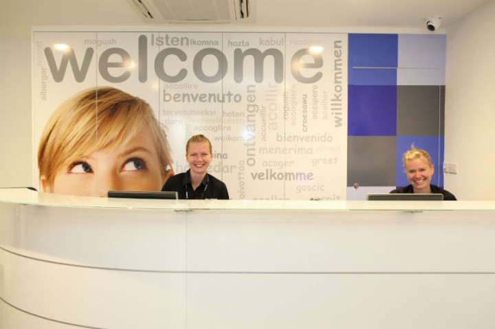 Ресепшен в Inlingua Malta