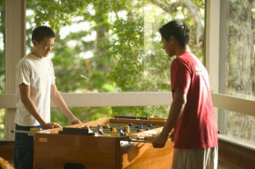 Комната отдыха для студентов Hawaii Preparatory Academy