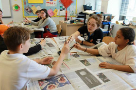 Студенты Leman Manhattan Preparatory School на занятиях