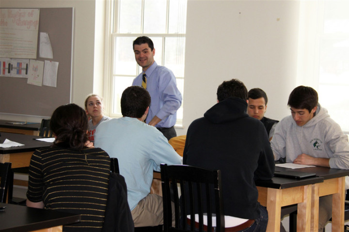 Студенты New Hampton School на занятиях