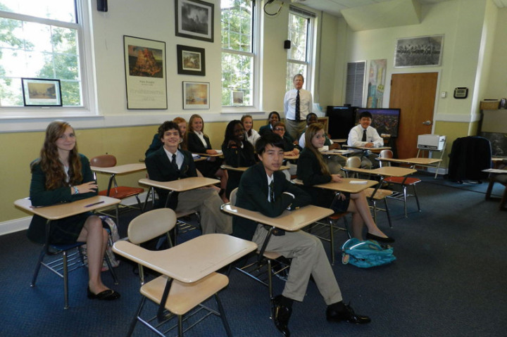 Студенты Rabun Gap-Nacoochee School на занятиях