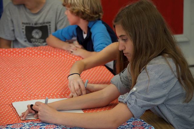 На уроках труда