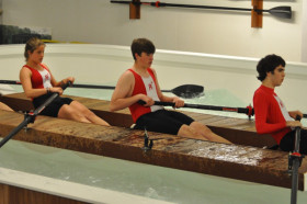 Студенты Rumsey Hall School на занятиях по водной гребле