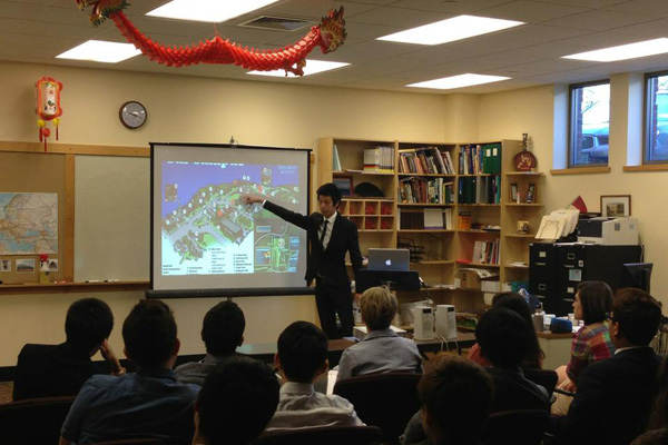 Студенты St. Johnsbury Academy на занятиях