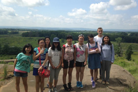 На экскурсии