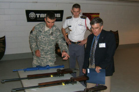 На занятиях стрельбой