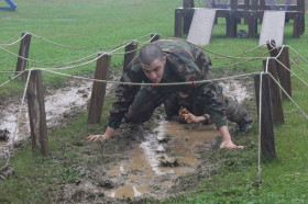 Военная подготовка студентов Valley Forge Military Academy