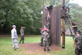 Военная подготовка студентов Valley Forge Military Academy