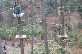 Военная подготовка студентов Valley Forge Military Academy