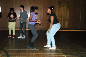 На дискотеке