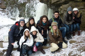 На экскурсии