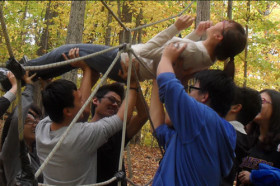 Студенты Fieldstone Day School в Панда-парке