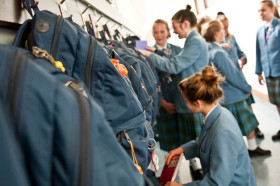 Раздевалка в St Hilda's Collegiate School