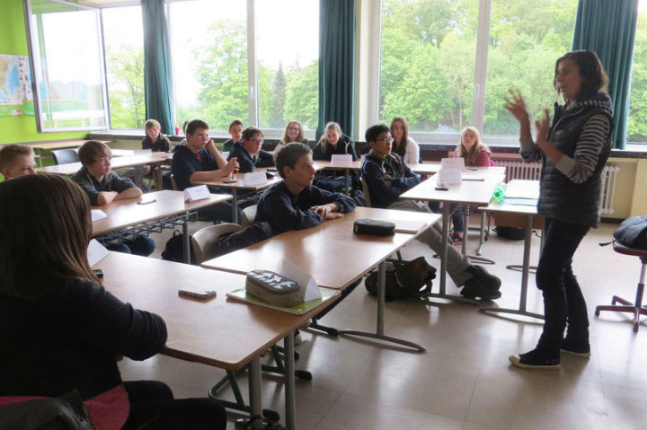 Студенты Institut Schloß Wittgenstein на занятиях