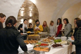 Обед в Institut Schloß Wittgenstein