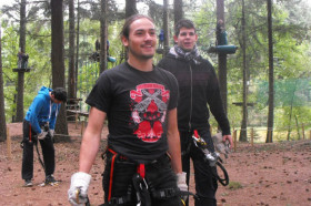 Студенты Krüger Internat und Schulen в панда-парке