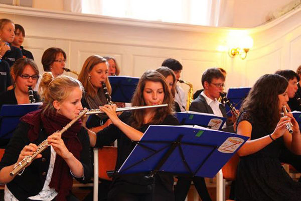 На концерте