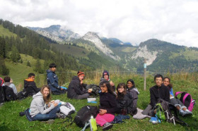 На экскурсии