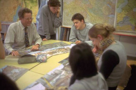 Студенты Ecole Nouvelle de la Suisse Romande на занятиях