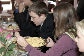 Обед в Institut auf dem Rosenberg