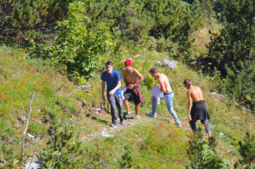 На экскурсии