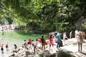 На экскурсии