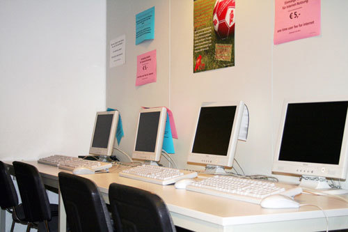 Компьютерный класс в DID Deutsch-Institut Frankfurt