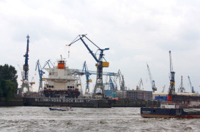 Порт в Гамбурге