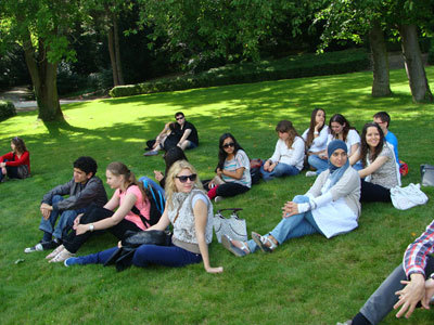 Студенты DID Deutsch-Institut Summer Camp Frankfurt