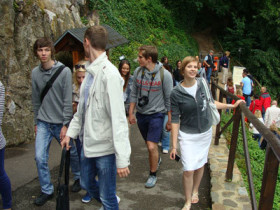 На экскурсии